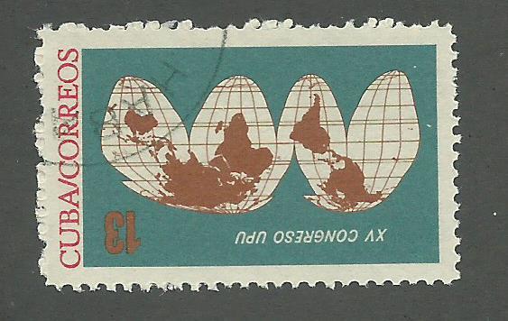 1964 Cuba SC #835 Used