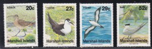 Marshall Islands # 351, 354, 355 & 362, Birds, Mint NH,