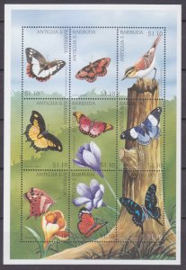 1997 Antigua and Barbuda 2475-2483KL Butterflies 7,50 €