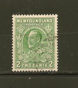 Canada Newfoundland SC#186 King George V Used