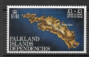 FALKLAND IS.DEP. SG112 1982 REBUILDING FUND MNH