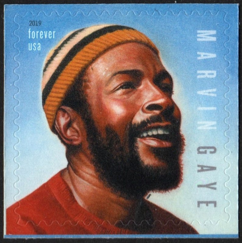 SC#5371 (55¢) Music Icons Series: Marvin Gaye (2019) SA