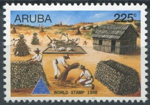 Aruba Sc#166 MNH, 225c multi,  (1998)