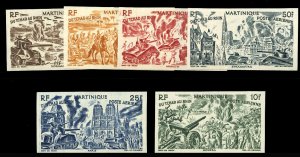 French Colonies, Martinique YTPA 7-12 Cat€70, 1946 Tchad-Au-Rhine, complete...