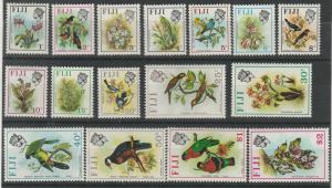 FIJI 1971 QEII BIRDS & FLOWERS SET MNH **