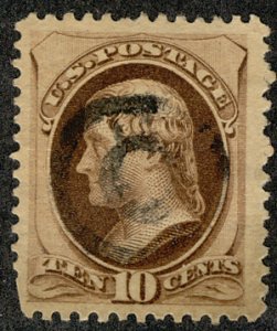 #187  Scott CV $95  #187 VF/XF JUMBO, fresh color and large margins, Super Nice