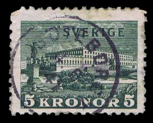 1931 SWEDEN #229 ROYAL PALACE @ STOCKHOLM - USED - VF - CV $12.50 (ESP#1269)