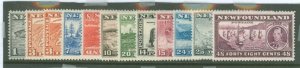 Newfoundland #233-243 Unused Single (Complete Set)