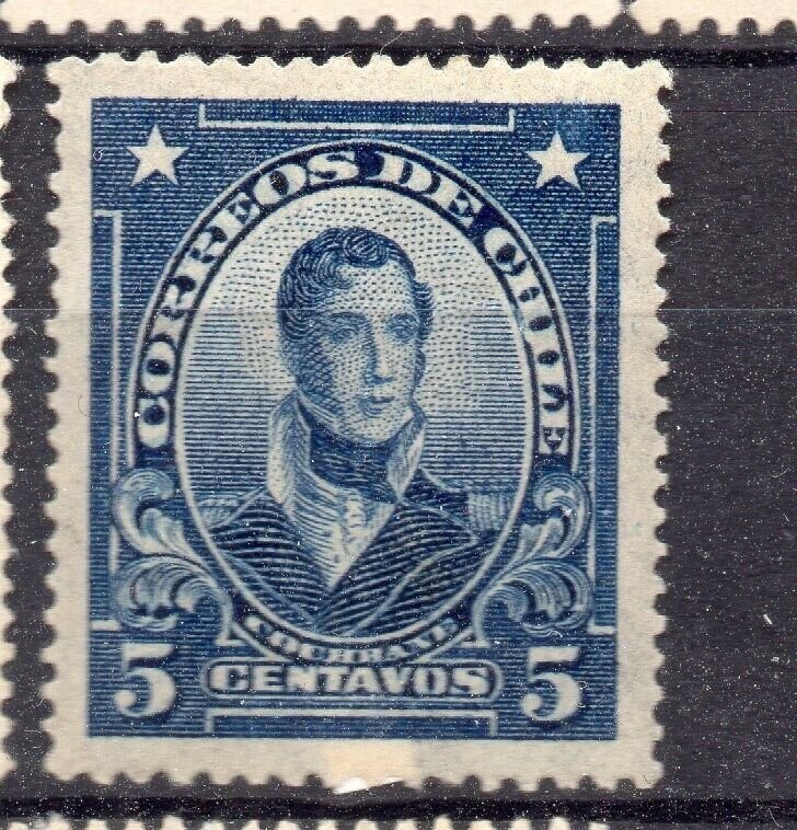 Chile 1920s Early Issue Fine Mint Hinged Shade 5c. NW-12572