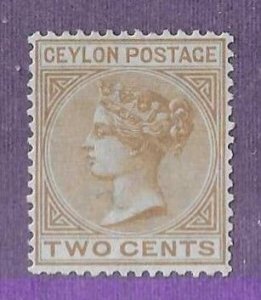 Ceylon Sc #63  2c brown OG VF