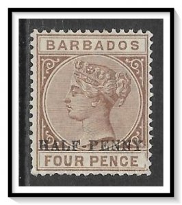 Barbados #69 Queen Victoria NG