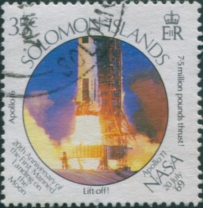 Solomon Islands 1989 SG653 35c Apollo 16 Launch FU