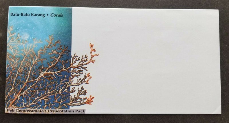 Malaysia Corals 1992 Underwater Life Reef Fauna Marine Ocean (p. pack) MNH