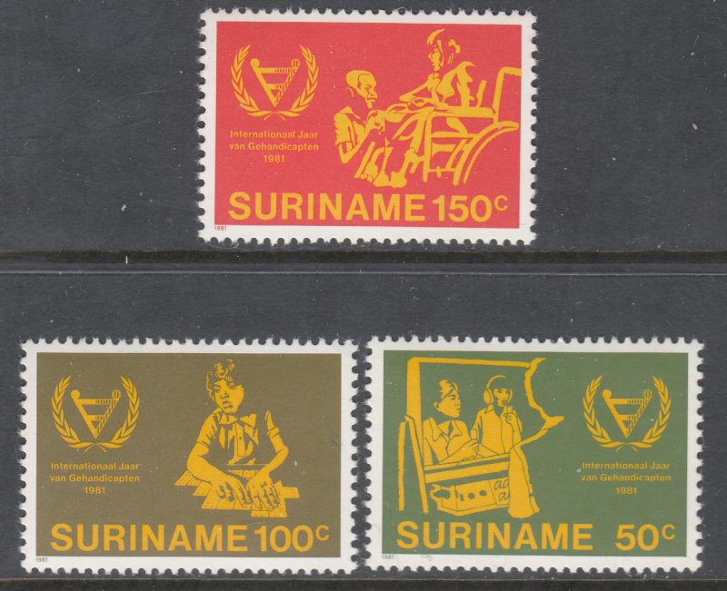 Suriname 580-582 MNH VF