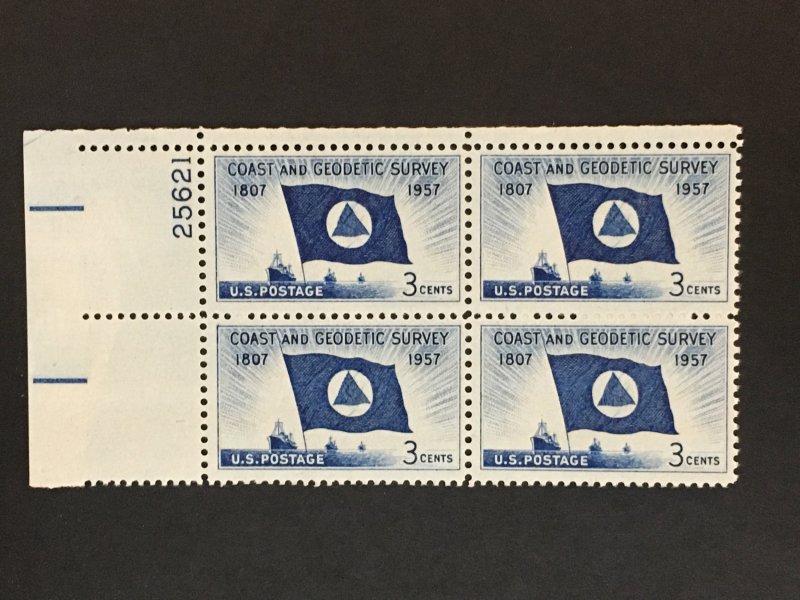 Scott # 1088 Coast and Geodetic Survey , MNH Plate Block of 4