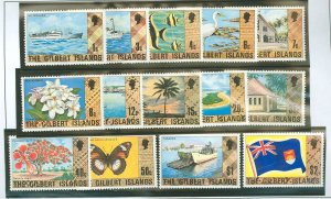 Gilbert & Ellice Islands #269-71/273-5/277-84 Mint (NH) Single (Butterflies) (Flora)
