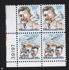 USA Scott # C95-C96  UNUSED  MNH   plate block of 4