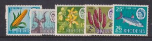 Rhodesia, Scott 245-248A (SG 408-412), MLH