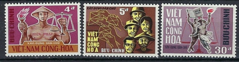 South Vietnam 317-19 MNH 1967 set (an8991)