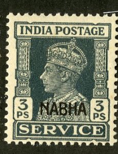 INDIA-NABHA STATE O40 MH SCV $1.25 BIN .70