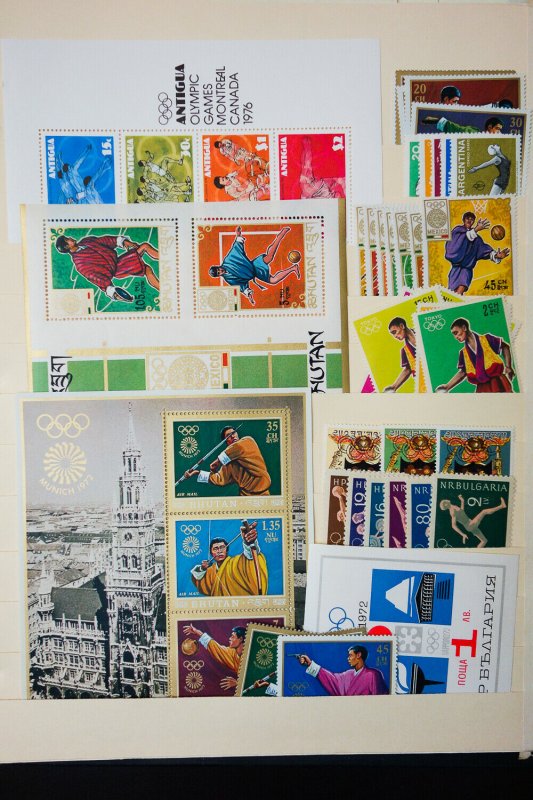 Worldwide Mint Olympic Sports Stamp Selection