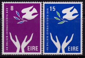 Ireland #367-368 MNH - Intl Women's Year (1975)