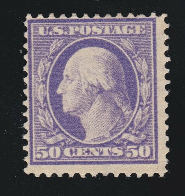 US 341 50c Washington Mint Fine OG H SCV $275