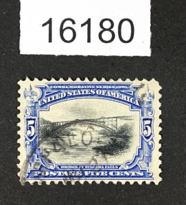 MOMEN: US STAMPS # 297 USED VF+ LOT #16180