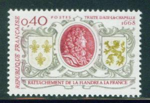 FRANCE Scott 1216 MNH** 1968 Louis XIV arms stamp