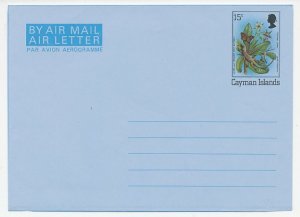 Postal stationery Cayman Islands Butterfly - Lizzard