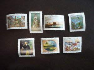 Stamps - Cuba - Scott# 1640-1646 - Mint Hinged Set of 7 Stamps