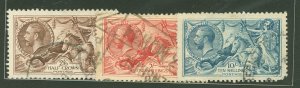 Great Britain #179-181 Used Single (Complete Set)