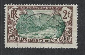 FRENCH POLYNESIA SC# 53 FVF/U 1913