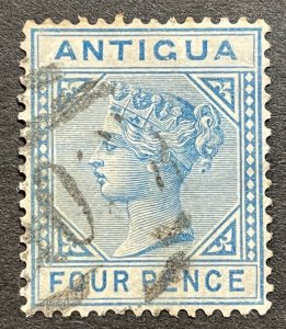 Antigua, Scott 10, Used, Wmk Crown CC, Perf 14, Some minor toning