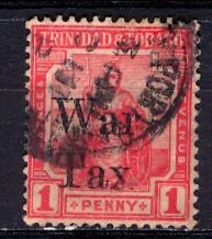 Trinidad & Tobago; 1918; Sc. # MR13; O/Used Single Stamp