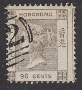 HONG KONG  An old forgery of a classic stamp................................D755