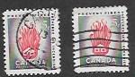 Canada  #364 used pair. House of Fire.