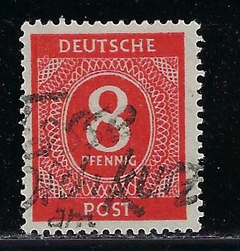 Germany AM Post Scott # 536, used