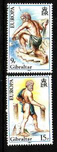 Gibraltar-Sc#400-1-Unused NH Europa set-1981-