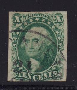 15 F-VF used neat light cancel with nice color cv $ 150 ! see pic !