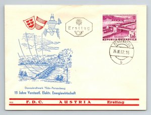 Austria 1962 FDC - 15 Years Nationalization - F12948