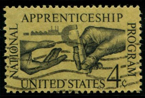1201 US 4c Apprenticeship, used cv $.20