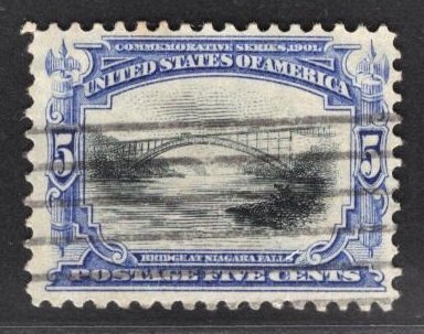 US Stamp #297 5c Pan-Am Expo USED SCV $17