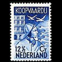 NETHERLANDS 1933 - Scott# B65 Sailor 12.5c LH