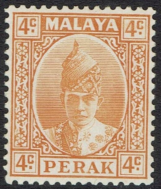 PERAK 1938 SULTAN 4C MNH **