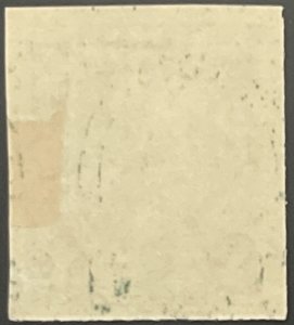 Scott #575 1923 1¢ Benjamin Franklin imperforate unused hinged