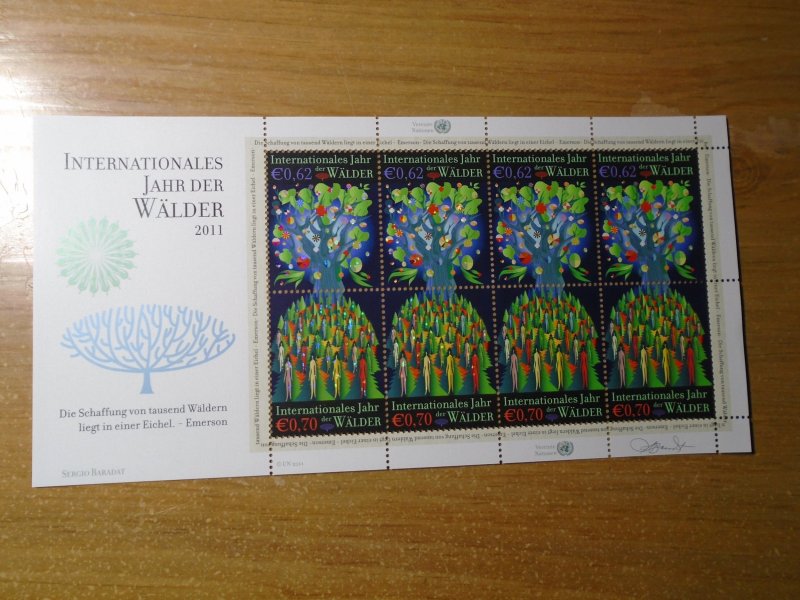 United Nations   Vienna  #  505-06  MNH     complete sheet
