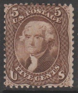U.S. Scott #76 Jefferson Stamp - Mint Single