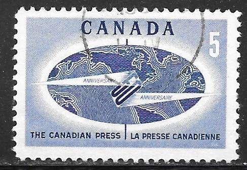 Canada 473i: 5c The Canadian Press - World News, used, VF