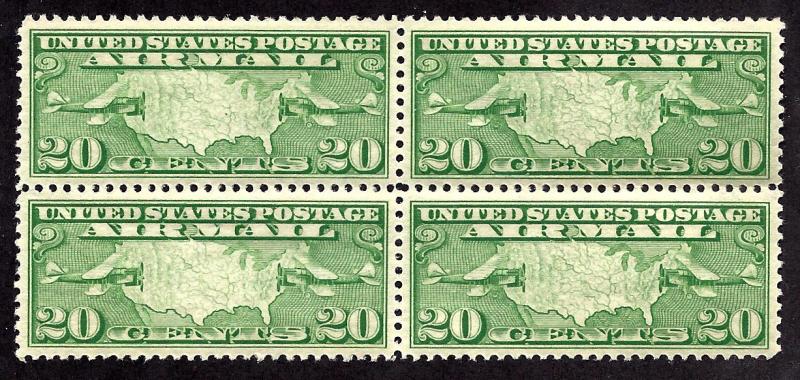 C9 Mint,OG,NH... Block of 4... SCV $50.00